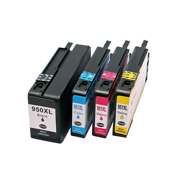 PromoPack: Compatible HP 950/951CMYK noir XL + 3 couleurs (Marque  Distributeur) Cartouches d'encre