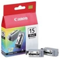 Canon BCI15BK: 2x cartouche d'encre noir (Original) 2x 5,3 ml 