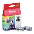 Canon BCI15C: 2 x cartouche d'encre couleur (Original) 2 x 7,5 ml 