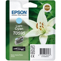 Epson T0595 cartouche d'encre licht cyan (Original) 13,9 ml 