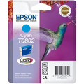 Epson T0802 cartouche d'encre cyan (Original) 7,8 ml 935 pag 