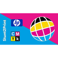 Compatible HP 501A / 502A Stunt2Print: HP CMYK Q6470A, 71A, 72A, 73A (2x noir + 6x couleurs) (Marque distributeur) 