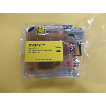 Brother LC123Y cartouche d'encre jaune (Compatible) 10 ml 800 pages 