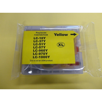 Brother LC970Y cartouche d'encre jaune (Marque Distributeur) 12 ml 