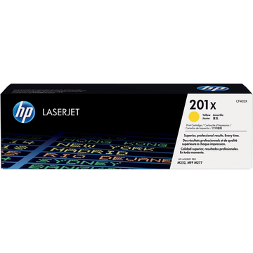 HP 201X (CF402X) toner jaune haute volume (Original) 2300 pages 