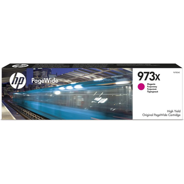 HP 973X (F6T82AE) cartouche d'encre haute volume magenta (Original) 86 ml 7000 pages 