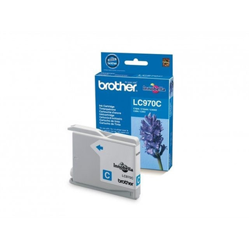 Brother LC970C cartouche d'encre cyan (Original) 6,2 ml 300 pages 