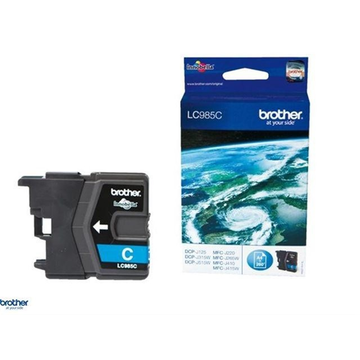 Brother LC985C cartouche d'encre cyan (Original) 4,9 ml 260 pages 