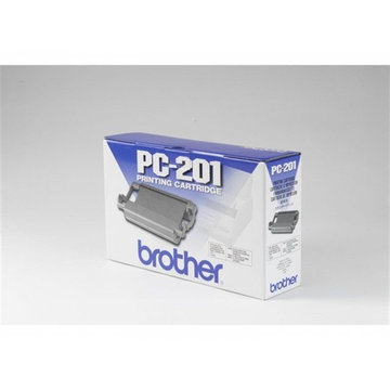 Brother PC201 ruban transfert thermique + cassette (Original) 420 pages 