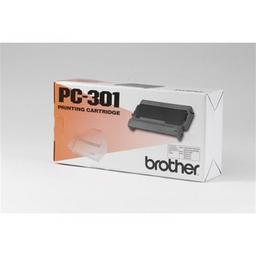 Brother PC301 ruban transfert thermique + cassette noir (Original) 235 pag 
