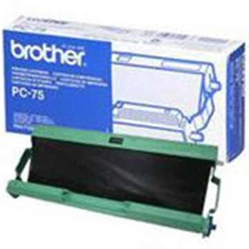 Brother PC75 printcassette met donorrol zwart (Origineel) 420 pag 