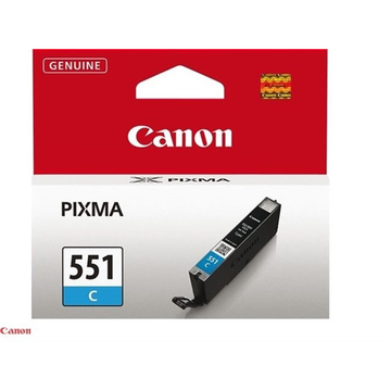Canon CLI551C cartouche d'encre cyan (Original) 7,1 ml 332 pag 