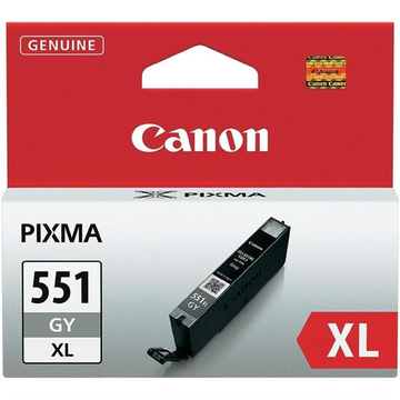 Canon CLI551GY XL cartouche d'encre gris haute volume (Original) 11,5 ml 3350 pages 