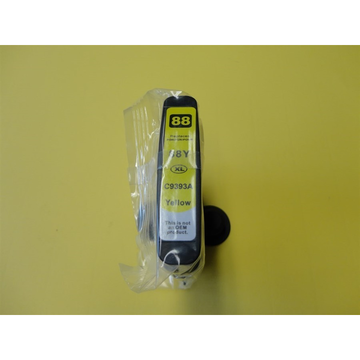 Compatible HP 88 XL (C9393AE) cartouche d'encre jaune haute volume (Compatible) 18,6 ml 