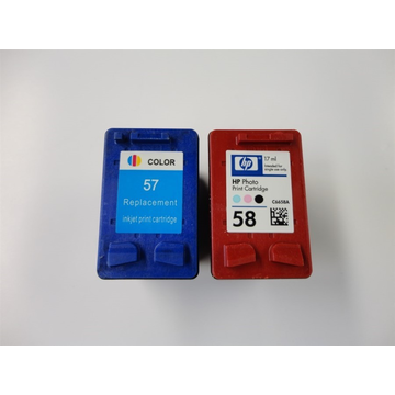 PromoPack: Compatible HP 57 couleur + HP 58 photo (Marque Distributeur) 