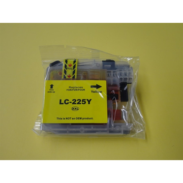 Brother LC225XLY cartouche d'encre jaune haute volume (Marque Distributeur) 13 ml 