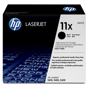 HP 11X (Q6511X) toner noir (Original) haute volume 12000 pages 