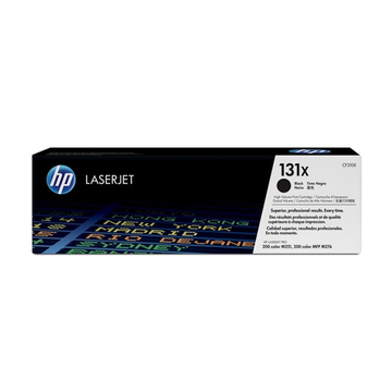 HP 131X (CF210X) toner noir haute volume (Original) 2400 pages 