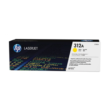 HP 312A (CF382A) toner jaune (Original) 2700 pages 