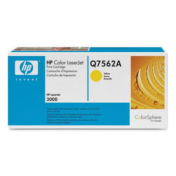 HP 314A (Q7562A) toner jaune (Original) 3500 pages 