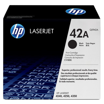 HP 42A (Q5942A) toner noir (Original) 10000 pages 