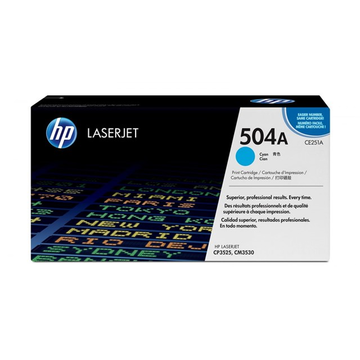 HP 504A (CE251A) toner cyan (Original) 7000 pages 