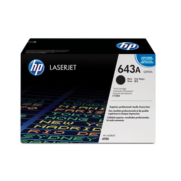 HP 643A (Q5950A) toner noir (Original) 11000 pages 