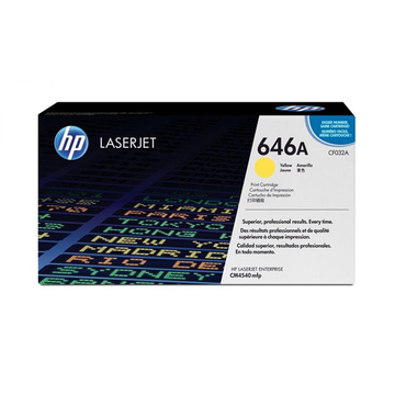 HP 646A (CF032A) toner jaune (Original) 11000 pages 
