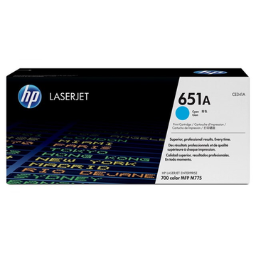 HP 651A (CE341A) toner cyan (Original) 16000 pages 