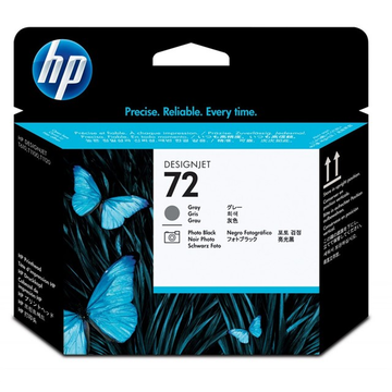HP 72 (C9380A) tÄ‚Åžte d'impression gris et photo noir (Original) 