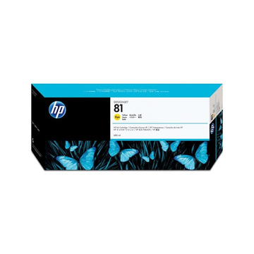 HP 81 (C4933A) cartouche d'encre jaune (Original) 706 ml 