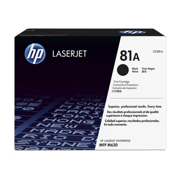 HP 81A (CF281A) toner noir (Original) 10500 pages 