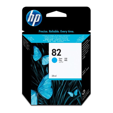 HP 82 (C4911A) cartouche d'encre cyan (Original) 70,5 ml 