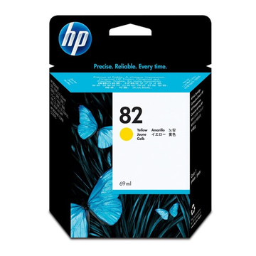 HP 82 (C4913A) cartouche d'encre jaune (Original) 70,5 ml 