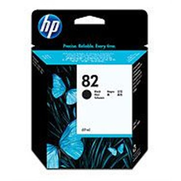 HP 82 (CH565A) cartouche d'encre noir (Original) 70,5 ml 