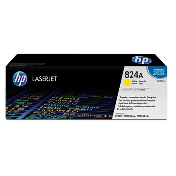 HP 824A (CB382A) toner jaune (Original) 21000 pages 