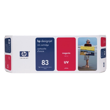 HP 83 (C4942A) UV cartouche d'encre magenta (Original) 706 ml 