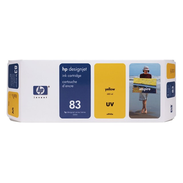 HP 83 (C4943A) UV cartouche d'encre jaune (Original) 706 ml 