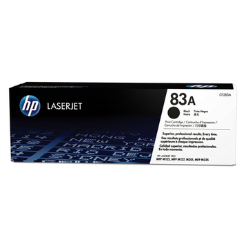 HP 83A (CF283A) toner noir (Original) 1500 pages 