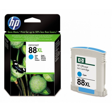 HP 88 XL (C9391AE) cartouche d'encre cyan haute volume (Original) 17,7 ml 1200 pages 