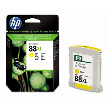 HP 88 XL (C9393AE) cartouche d'encre jaune haute volume (Original) 17,7 ml 1200 pages 