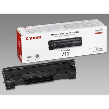 Canon 712 BK toner noir (Original) 1500 pages 