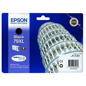 Epson 79XL (T7901) cartouche d'encre noir haute volume (Original) 418 ml 2600 pages 