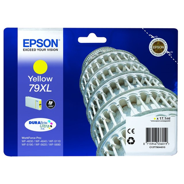 Epson 79XL (T7904) cartouche d'encre jaune haute volume (Original) 171 ml 2000 pages 