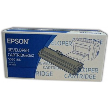 Epson S050166 toner noir haute volume (Original) 6000 pages 