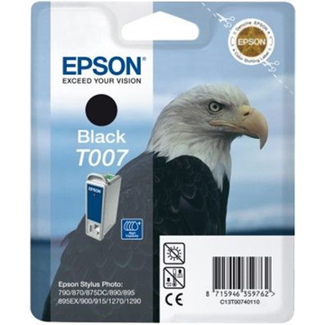 Epson T007 cartouche d'encre noir (Original) 17,3 ml 540 pages 
