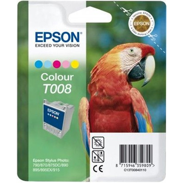 Epson T008 cartouche d'encre couleur (Original) 50,5 ml 220 pages 