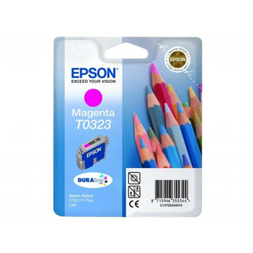 Epson T0323 cartouche d'encre magenta (Original) 17,3 ml 420 pages 