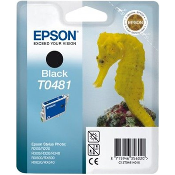 Epson T0481 cartouche d'encre noir (Original) 13,9 ml 630 pages 