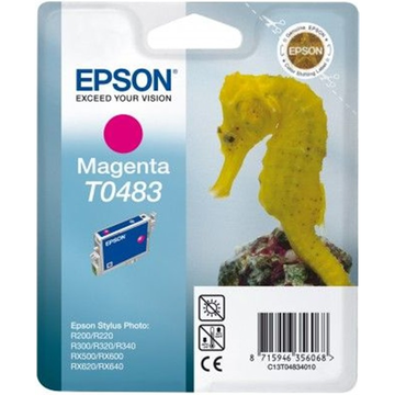 Epson T0483 cartouche d'encre magenta (Original) 13,9 ml 430 pages 